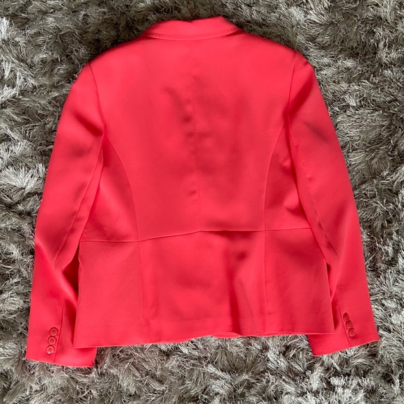 BELLESSA women watermelon pink long sleeves lined jacket. Size 14. Used. - Picture 8 of 11